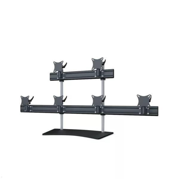 MonLines MTH291B Flat 4+2 Monitorhalterung mit Tischstandfu? bis 19 Zoll, schwar...