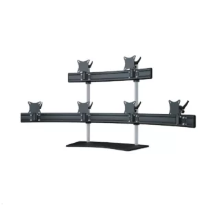 MonLines MTH305B Para 4+2 Monitor Tischhalter Standfu? bis 19 Zoll, schwarz