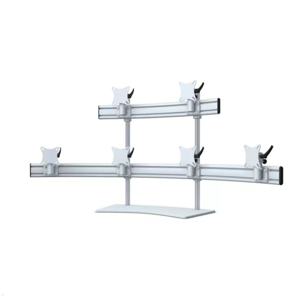 MonLines MTH305G Para 4+2 Monitor Tischhalter Standfu? bis 19 Zoll, grau