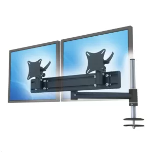 MonLines MTH307B TFT-Star Tischhalterung f?r 2 Monitore Durchschraub mit Flat Sy...
