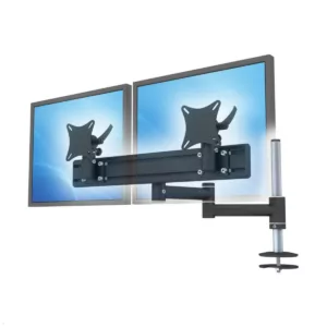 MonLines MTH308B TFT-Vario Tischhalterung f?r 2 Monitore Durchschraub mit Flat S...
