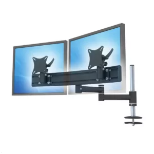 MonLines MTH309B TFT-Vario Tischhalterung f?r 2 Monitore Durchschraub mit Para S...