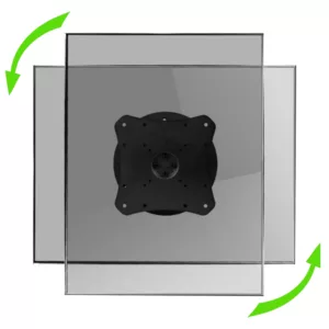 MonLines MWH007B Monitor Wandhalterung mit Pivot-Funktion