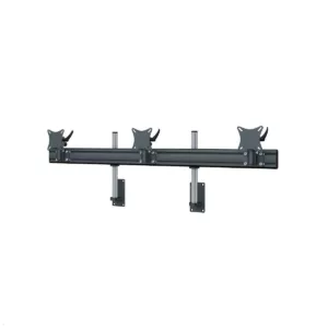 MonLines MWH202B Flat 3-fach Monitor Wandhalterung 25-32 Zoll, schwarz