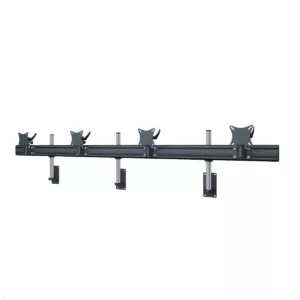 MonLines MWH219B Flat Wandhalter f?r 4 Monitore nebeneinander bis 32 Zoll, schwa...