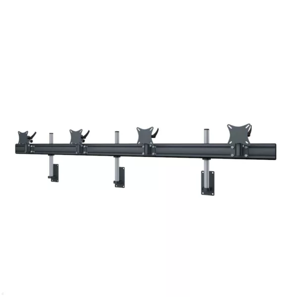 MonLines MWH219B Flat Wandhalter f?r 4 Monitore nebeneinander bis 32 Zoll, schwa...