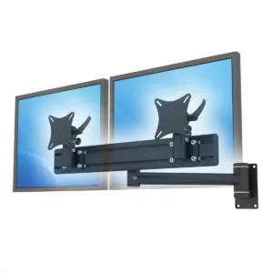 MonLines MWH222B TFT-Star schwenkbarer Wandhalter f?r 2 Monitore mit Flat System...