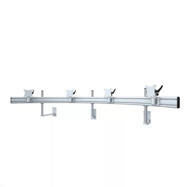 MonLines MWH226G Para 4-fach Monitor Wandhalter bis 32 Zoll, grau
