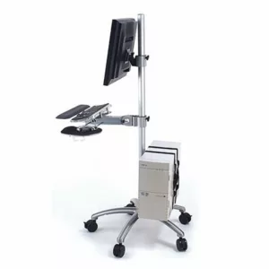 MonLines MBS010 Monitor Rollst?nder mit PC Halterung, H?he 1800mm