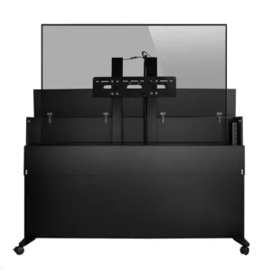 MonLines SIDEB86A mobiles Display Sideboard mit Lift bis 86 Zoll, anthrazit