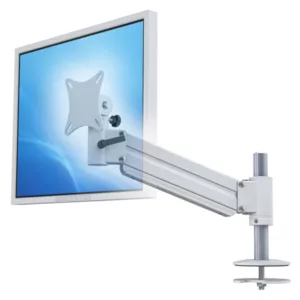 MonLines TFT-Lift Monitor Tischhalterung Einbau ohne Kabelauslass grau