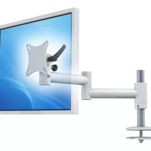 MonLines TFT-Vario Monitor Tischhalterung Einbau ohne Kabelauslass grau