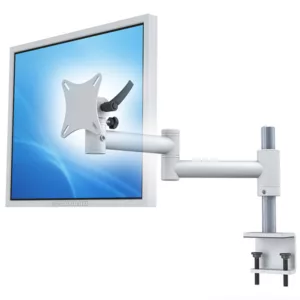 MonLines TFT-Vario Monitor Tischhalterung mit Klemme grau