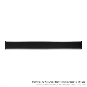 MonLines Zubeh?r MTC107 Trennwand f?r 2. Monitor Flightcase MTC007B 93 - 105 Zol...