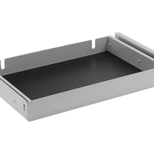 MonLines NTH002A Notebook Schublade unter dem Tisch mit Schloss, silber