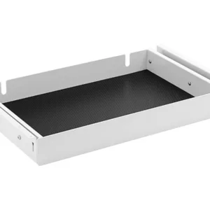 MonLines NTH002W Notebook Schublade unter dem Tisch mit Schloss, wei?