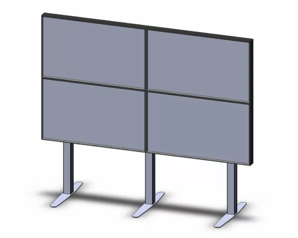 MonLines Videowall Standfu? 2H x 2V