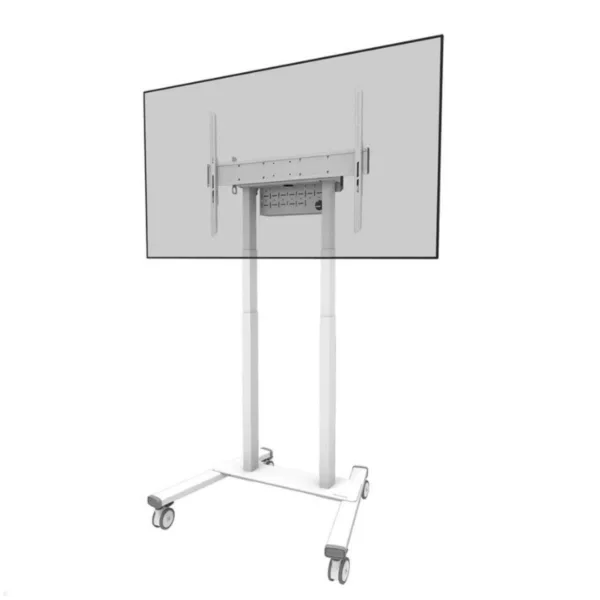 Neomounts FL55-875WH1 mobiler elektrischer Monitorst?nder 37 bis 100 Zoll, wei?