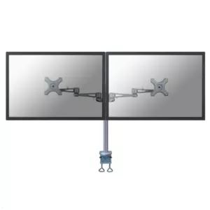 Neomounts FPMA-D935D Monitorhalterung f?r 2 Monitore mit Tischklemme, silber