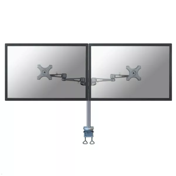 Neomounts FPMA-D935D Monitorhalterung f?r 2 Monitore mit Tischklemme, silber
