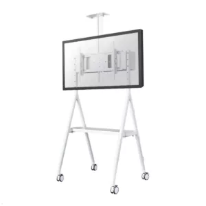 Neomounts NS-M1500WHITE mobiler Videokonferenz St?nder bis 65 Zoll, wei?