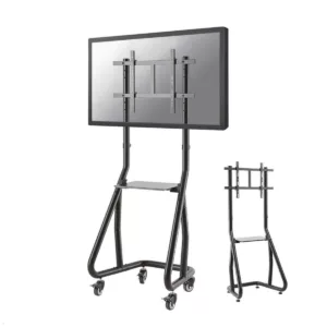 Neomounts NS-M3600BLACK Monitorst?nder mit Rollen & Ablage bis 80 Zoll