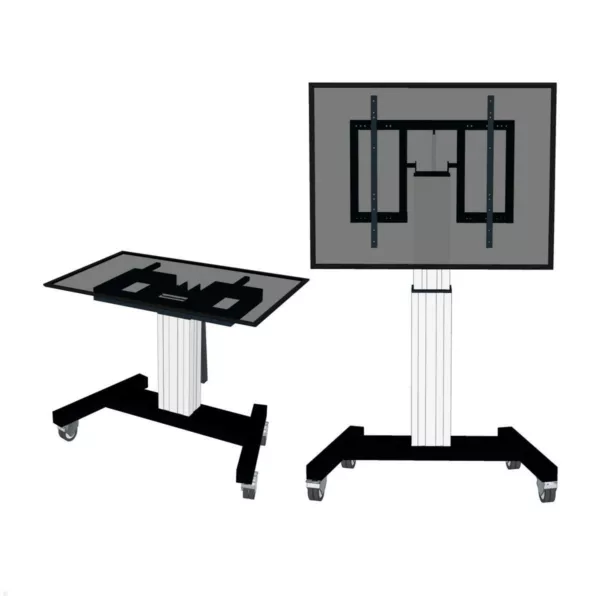 Neomounts PLASMA-M2500TSILVER Touch-Tisch/St?nder bis 100 Zoll, elektrisch