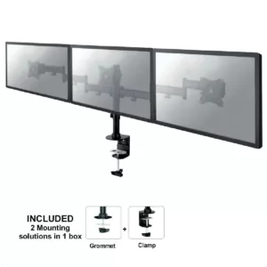 Neomounts Select NM-D135D3BLACK 3-fach Monitor Tischhalterung bis 27Zoll, schwar...
