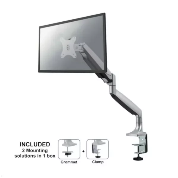 Neomounts Select NM-D750 Monitor Tischhalter h?henverstellbar bis 32 Zoll, silbe...