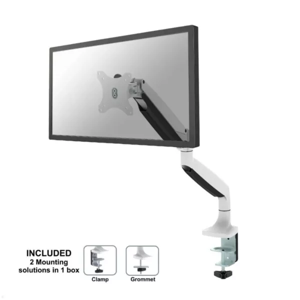 Neomounts Select NM-D750 Monitor Tischhalter h?henverstellbar bis 32 Zoll, wei?