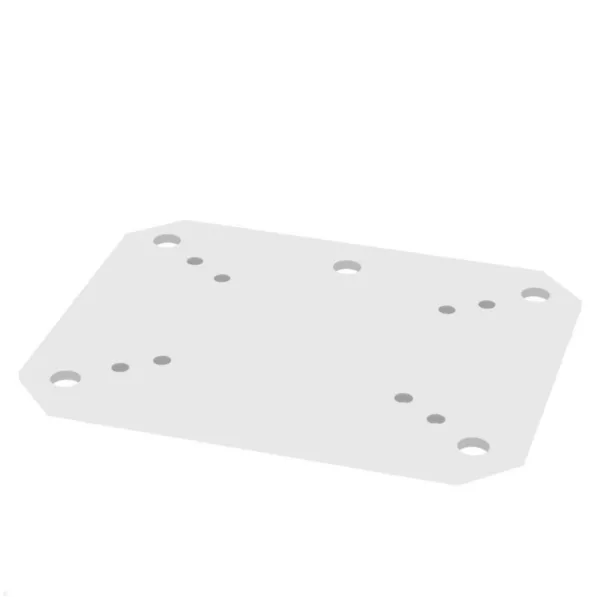 Neomounts Zubeh?r feste Bodenplatte (PLASMA-M2SFPLATE), silber
