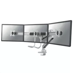 Neomounts NM-D775DX3SILVER Monitorhalterung f?r 3 Monitore bis 27Zoll, silber