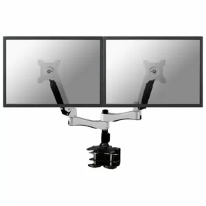 Neomounts FPMA-D980D Doppelmonitorhalterung mit Tischklemme, silber