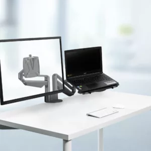 Novus Clu Duo Monitorhalter und Laptophalter, schwarz (990+4518+000)