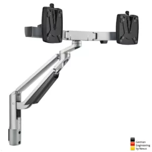 Novus Clu Plus X2 Dual Monitorhalter f?r TSS S?ulen (992+2009+001), silber