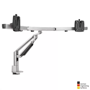 Novus Clu Plus X3 C Monitorhalter f?r 2 Monitore bis 32 Zoll (993+2019+002), sil...