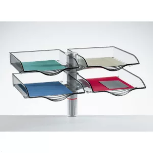 Novus CopySwinger Duo II Tisch Dokumentenhalter, lichtgrau (721+4002+000)