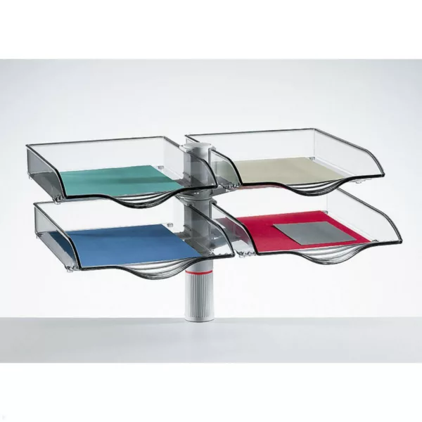 Novus CopySwinger Duo II Tisch Dokumentenhalter, lichtgrau (721+4002+000)