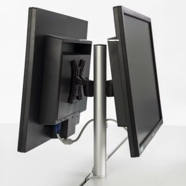 Novus MY twin fix Tischhalter f?r 2 Monitore gegen?ber Klemme (910+1119+000)