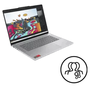 Lenovo IdeaPad Slim 5 15" (R7-32GB-512GB) + 2 Jahre Premium Care AMD Ryzen™ 7 7735HS Prozessor (3,20 GHz bis zu 4,75 GHz)/Ohne Betriebssystem/1 TB SSD M.2 2242 PCIe 4.0 QLC