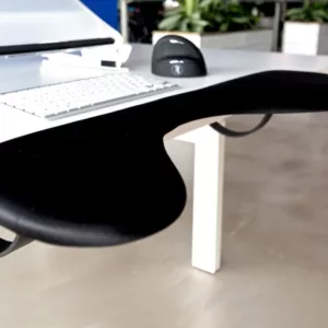 R-Go Ergonomische Armlehne Tischbefestigung RGOARMC, schwarz