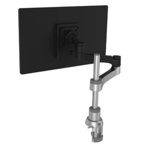 R-Go Tools Zepher Monitor Tischhalterung bis 26 Zoll, RGOVLZE4SI, silber/schwarz