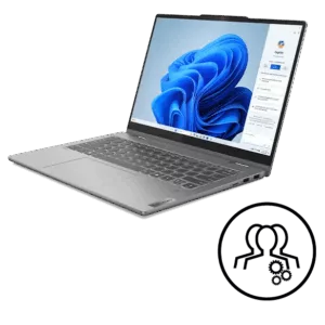 Lenovo NB IP 5 2-in-1 14IRH9 I5 16G 512G 11H + 2 Jahre Premium Care Intel® Core™ i5-13420H Prozessor der 13. Generation (E-Kerne bis zu 3,40 GHz P-Kerne bis zu 4,60 GHz)/Windows 11 Home 64/512 GB SSD, M.2 2242, PCIe 4.0, TLC