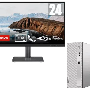 Lenovo DT IC 3 07ACH7 A75800H 1T 32G + L24i-30 AMD Ryzen™ 7 5800H Prozessor (3,20 GHz bis zu 4,40 GHz)/Windows 11 Home (64 Bit)/1 TB SSD TLC