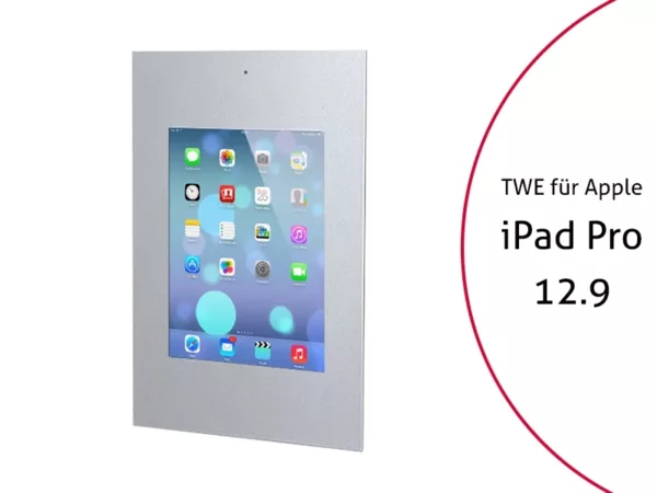 TabLines TWE033S Tablet Wandeinbau f?r Apple iPad Pro 12.9 (1./2. Gen.) DS, silb...