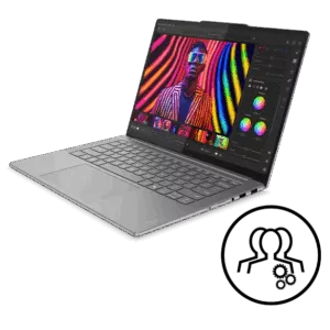 Lenovo Yoga Pro 7 14" (U7H-32GB-1TB) +3 Jahre Premium Care Intel® Core™ Ultra 7 255H Prozessor (E-Kerne bis zu 4,40 GHz P-Kerne bis zu 5,10 GHz)/Windows 11 Pro 64/1 TB SSD M.2 2242 PCIe 4.0 TLC