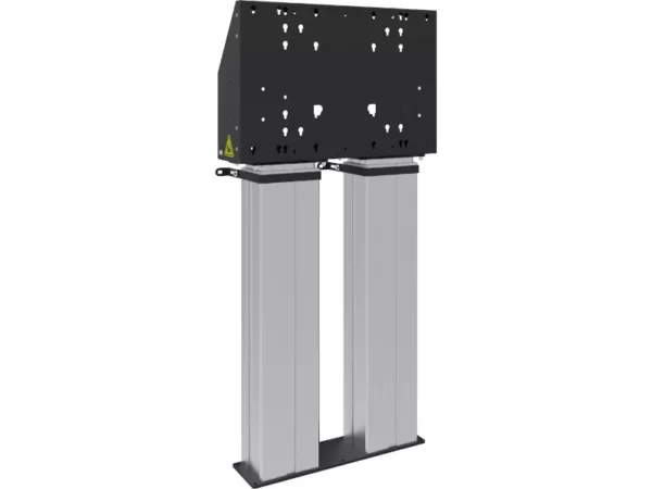 SmartMetals Bodenst?nder mit Lift Double XL f?r Bildschirme bis 98 Zoll