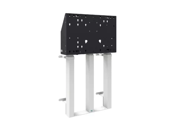 SmartMetals Bodenst?nder mit Wandlift XXL f?r Bildschirme 98 Zoll, wei?