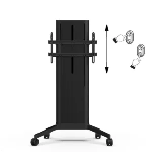 SMS EVER350 mobiler elektrischer TV St?nder 86 Zoll, MDF Cover schwarz (16-005-1...