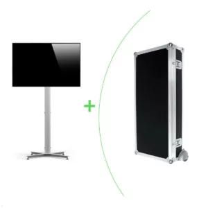 SMS Messekit Set Monitor Standfu? FH T2000 silber + Transportcase